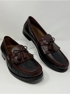Johnston & Murphy Aragon Kiltie Tassel Loafer Mens’s Shoes Sz 12 N Black Brown